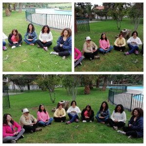 Circulo de Mujeres Comuna Padre Hurtado Meditación Consciente.